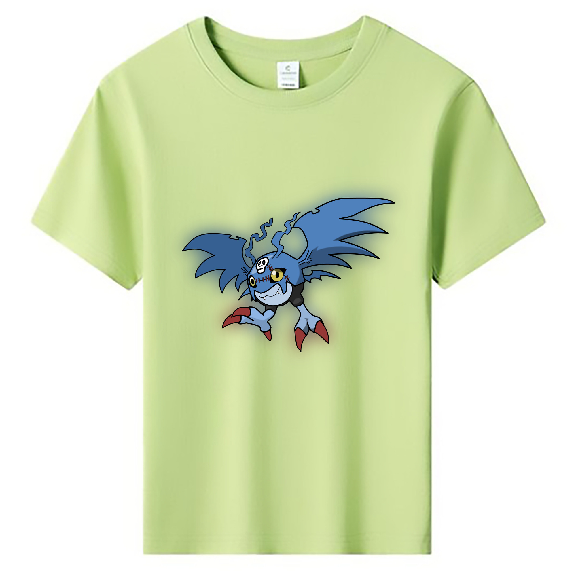 （画像用） Digimon デジタルモンスター/デジモン 綿100％キッズTシャツ（フロントプリント）